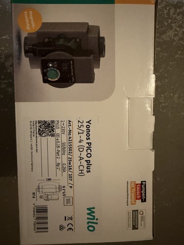 Wilo yonos pico plus - plus, 25/1-4