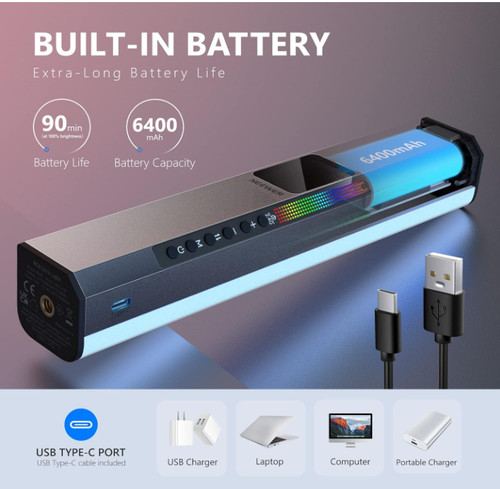 Neewer led videoleuchte rgb - videoleuchte,