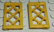 LEGO Window Grille 2x3 Gold 2