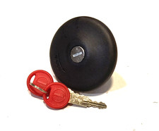 Tankdeckel Schwarz mit Schloss