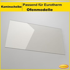 Kaminglas plan für Eurotherm Ofenmodelle Kaminofen Kaminscheibe Ofenscheibe Glas