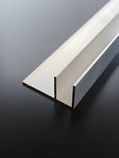 F-PROFIL 10mm Alu Aluminium BLANK für Stegplatten SDP Gewächshaus Sandwichplatte