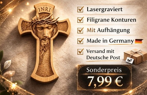 Wandkreuz jesuskreuz holz - jesuskreuz,