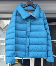 S. Oliver Pufferjacke, kurze Winterjacke Gr. 44 in Türkis, Daunenjacke
