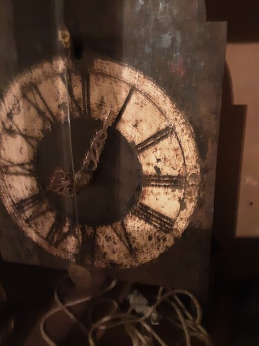 Wanduhr aus eisen 18jhd - wanduhr,