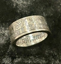 Münzring Echtsilber Wappen der alten Bundesländer Unikat selten Handarbeit