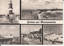 (11432) AK DDR Ostsee Grüsse aus Warnemünde