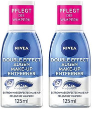 NIVEA Double Effect Augen Make-Up Entferner (125 ml), Make-Up Entferner für die 
