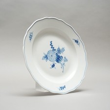 Meissen Teller Blaumalerei 30er Jahre blaue Blumen Porzellan V.FCK