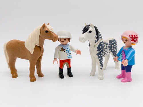 Playmobil ponyhof pferde set - ponyhof,