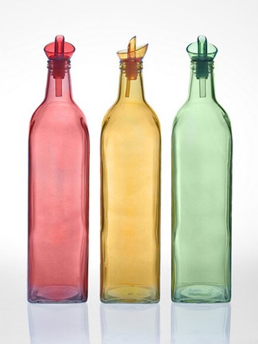 Farbige öl essig flasche - essig,