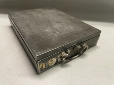 antike Schließfach Kassette