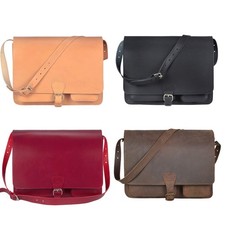 Umhängetasche Leder braun