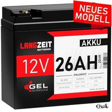 Akku 12V 26Ah Blei Akku