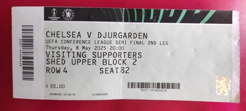 Ticket chelsea djurgarden - ticket,
