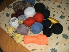 Wollepaket Wollreste Wolle Konvolut  700 g