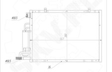 Klimakondensator Klimaanlage