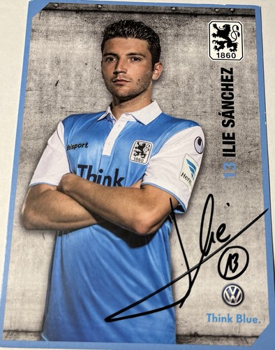 Ilie sanchez autogrammkarte - sanchez,