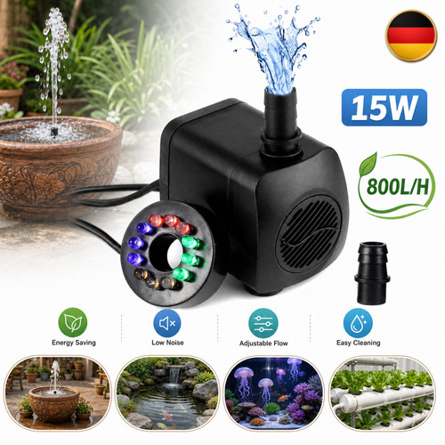 Tauchpumpe 800l 15w - tauchpumpe, 800l/h
