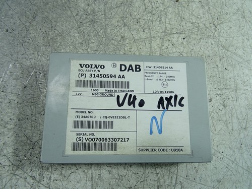 Volvo v40 dab radio control - v40,