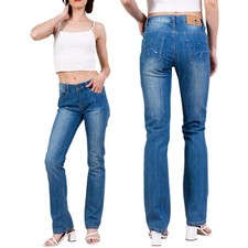 Damen Jeans Hose Hüftjeans