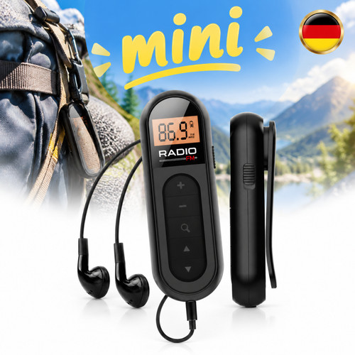 Tragbares radio mini - fm-radio,