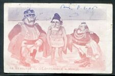 Marokko POLITISCH-PATRIOTISCHE Karte zum Ergebnis der Marokko Konferenz (T4519