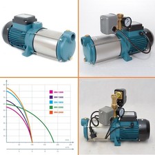 Kreiselpumpe Jetpumpe Gartenpumpe MH 1,3kW 5,5 b Druckschalter Trockenlaufschutz