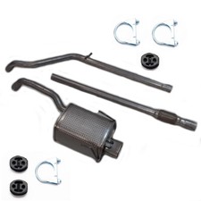 Auspuff Komplett fur  Fiat 500 Panda Ford KA MKII 1,2 8V 69PS + Montagesatz