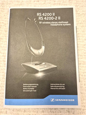 Sennheiser RS 4200 II / RS 4200-2 II Bedienungsanleitung Wie neu und in OVP
