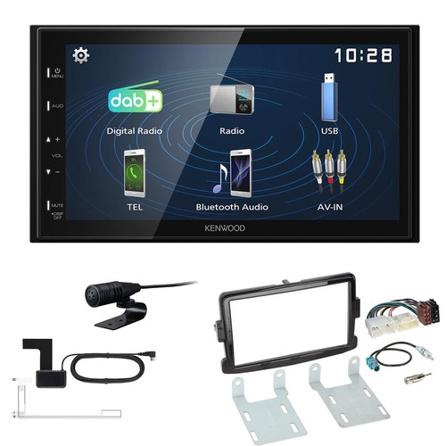 Kenwood 2din dab autoradio - 2din, dab+