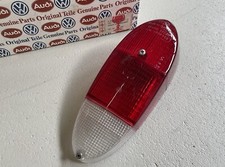 Rücklichtglas für Karmann Ghia Typ 14 Bj. 70-71 rot-rot-weiß *NOS* ORIGINALTEIL