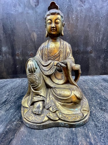 Antike bronze buddha statue - bronze,
