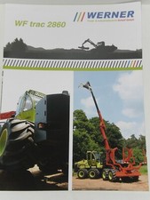 WERNER WF trac 2860 Rückezug Prospekt ( Forst 181 )
