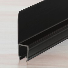 Duschdichtung Ersatzdichtung 50-200 Schwallschutz extra langer Dichtung Schwarz