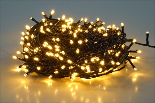 Led lichterkette warm weiß - weiß,