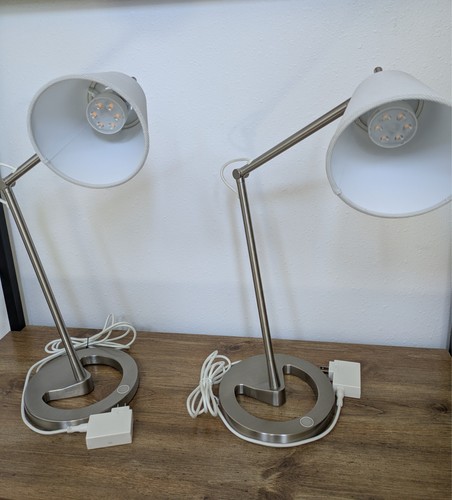 Used ikea nyfors - desk, lamps