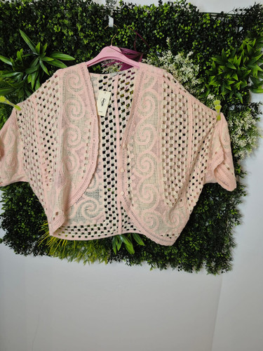 Boho häkeljacke rosa - boho,