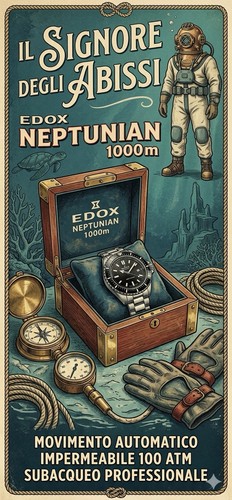 Edox neptunian automatic ref - neptunian,