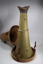 WW2  Japan Sprachrohr mit Transportbehälter / Tasche    - 2. Weltkrieg