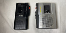 Sony Diktiergerät TCM-150 Cassette Corder Und M425 Microcassette Corder