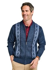 Jacquard-Strickjacke mit