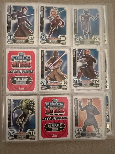 Force attax clone wars serie - force, 3