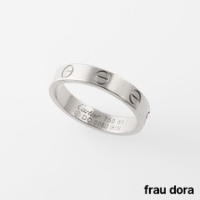 Cartier Love Ring 750/- 18 Karat Weißgold Gr. 51