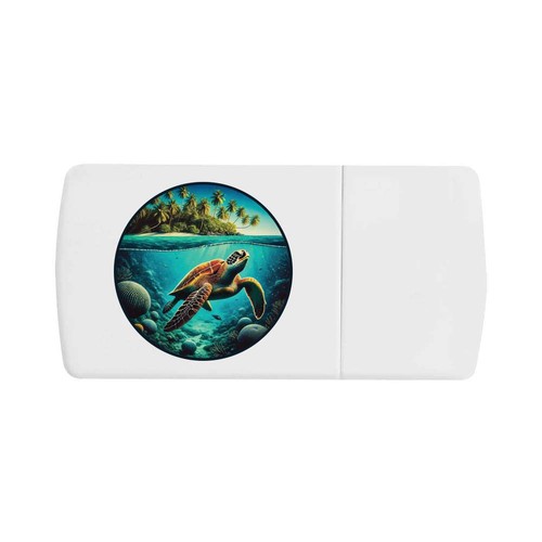 Pillendose tropical island - pillendose, 'tropical