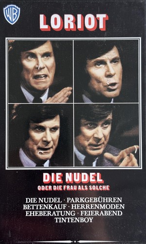 Vhs video loriot die nudel - loriot,