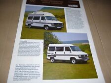 Weinsberg Motor-Caravans Cosmos Ducato 4 Seiten Prospekt Wohnmobil gut erhalten