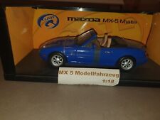 Mazda MX5 Miata Blue 1:18 Roadster Modellauto Twilight Blue 1/18 01014
