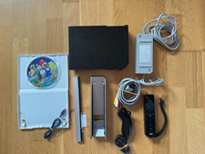 Nintendo Wii Schwarz Konsole +