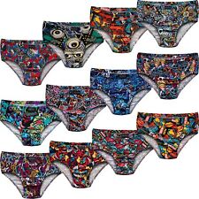 8er Pack Jungen Slips verschiede Modelle Gr. 110 bis 176 aus Baumwolle und Modal